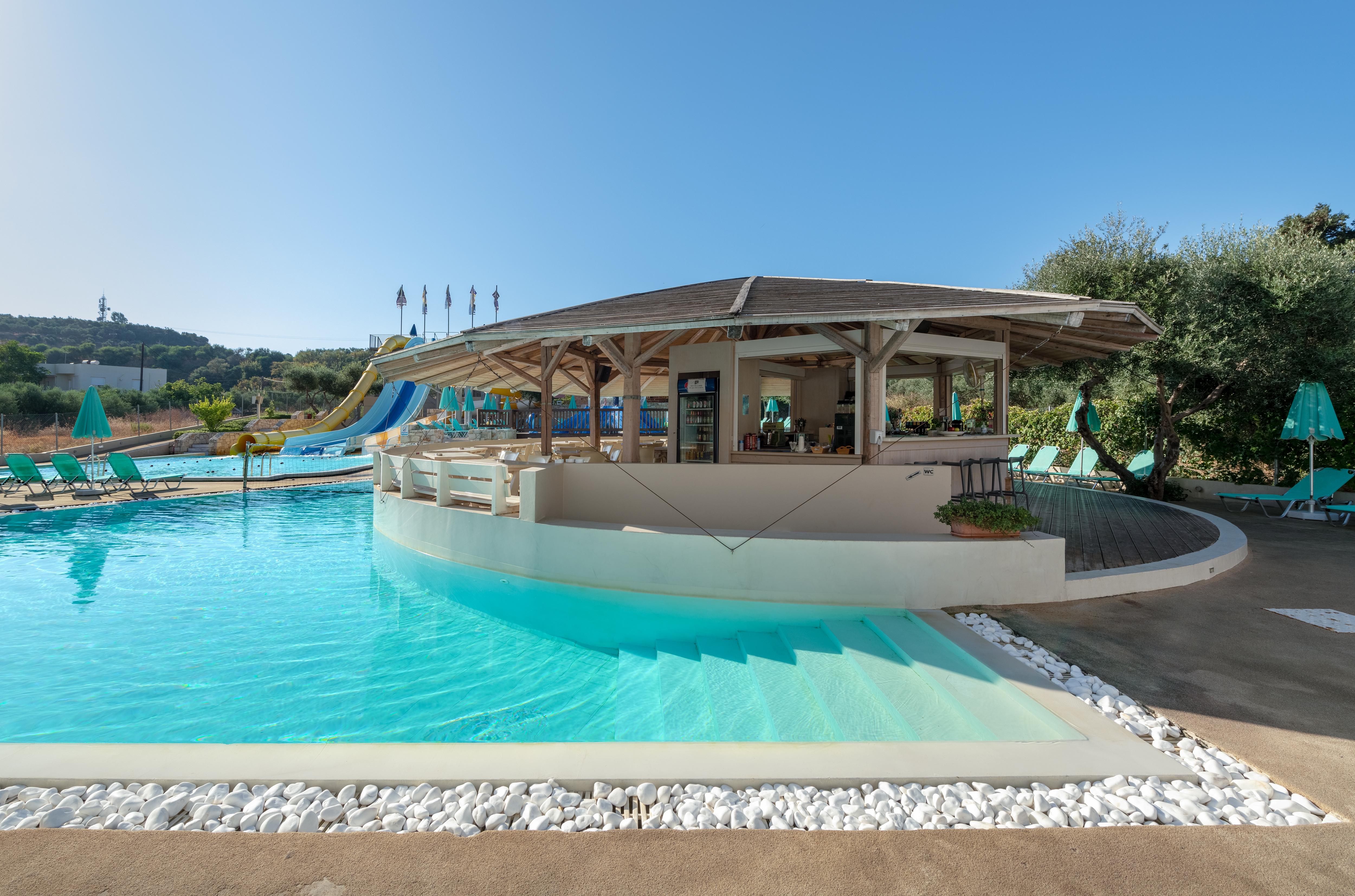 Iolida Village Water Park Hotel Agia Marina エクステリア 写真