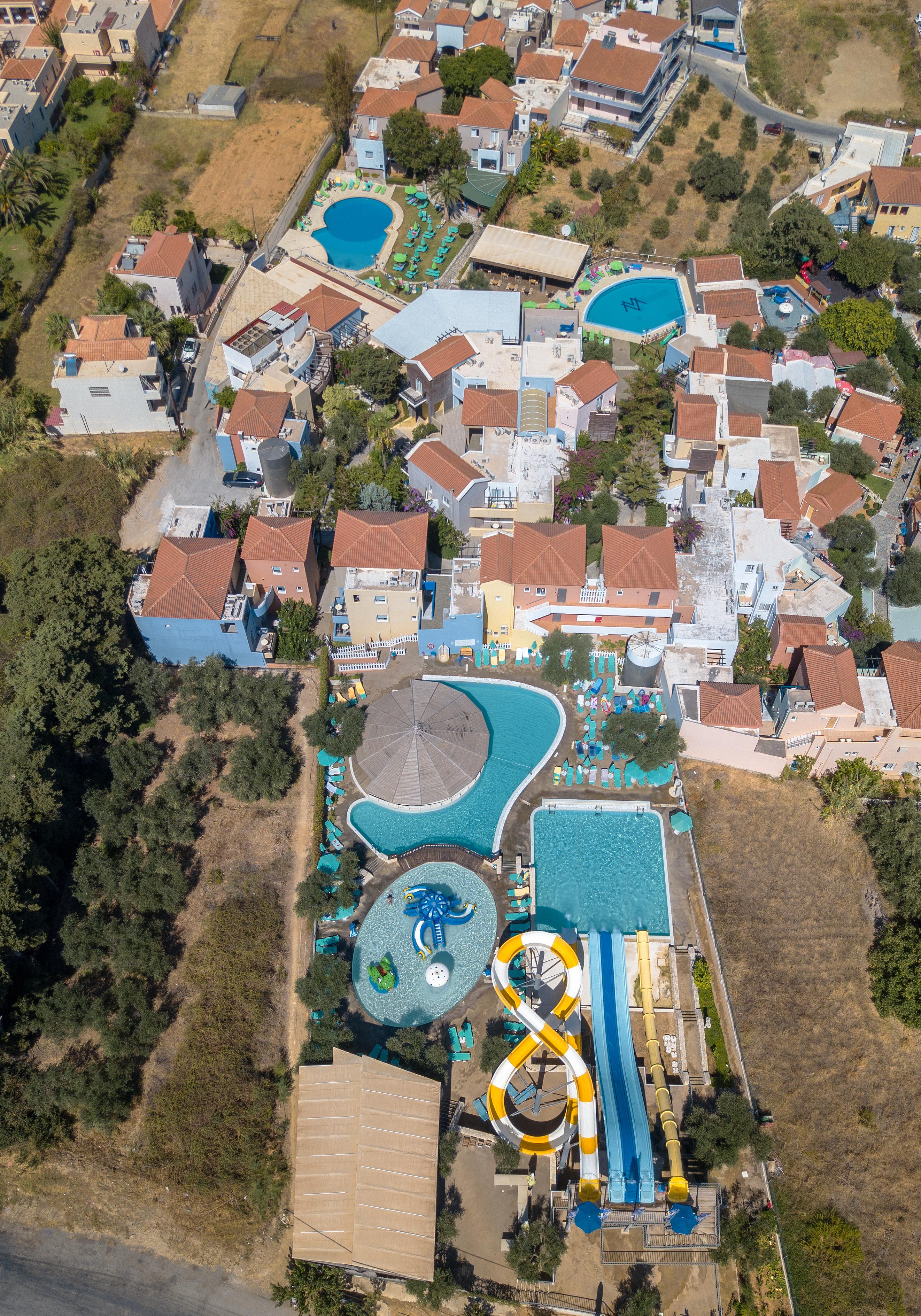 Iolida Village Water Park Hotel Agia Marina エクステリア 写真