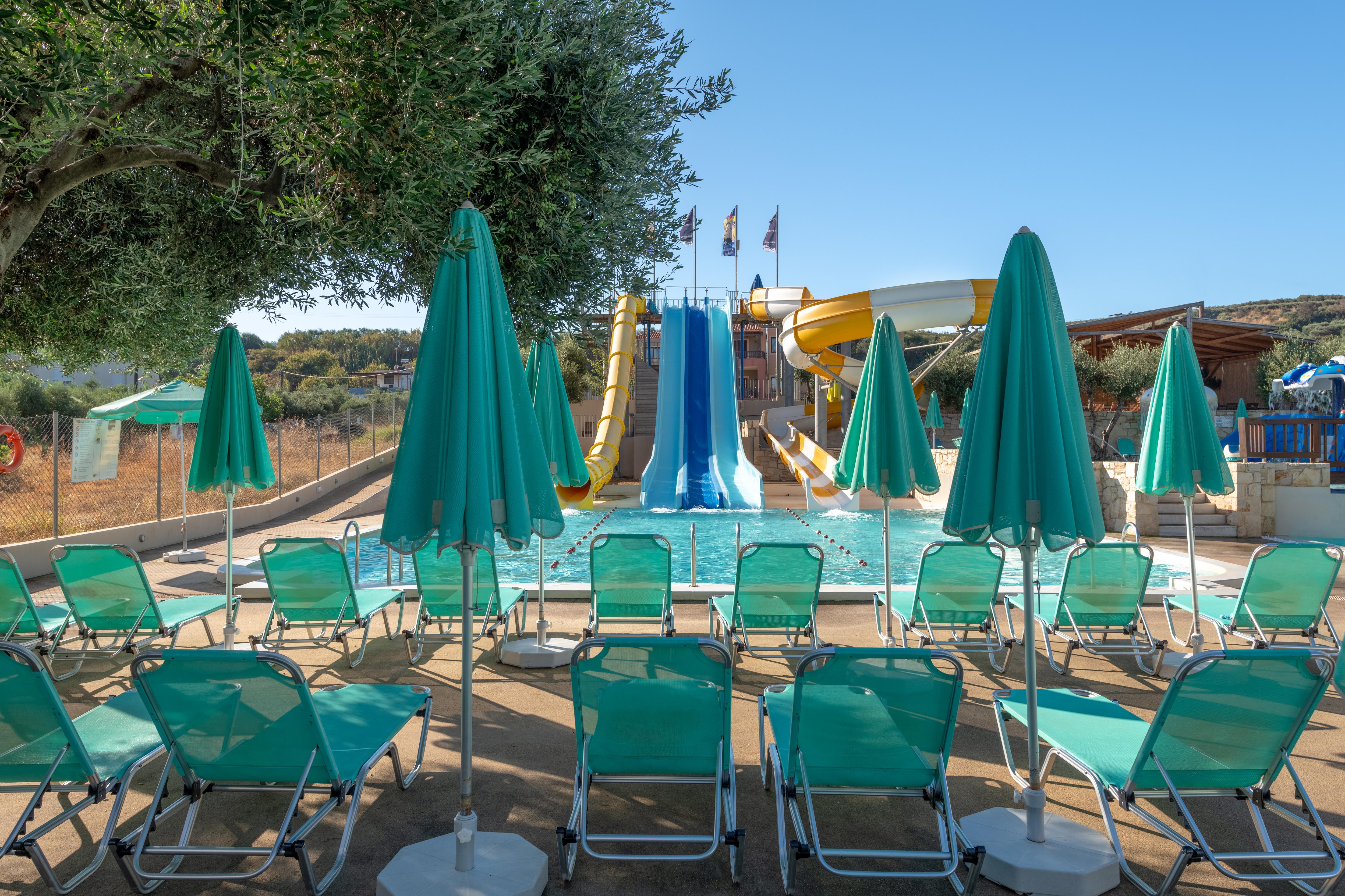 Iolida Village Water Park Hotel Agia Marina エクステリア 写真